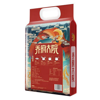 金福乔府大院 有机五常大米 10斤  龙凤系列  五优稻四号 当季新米 商品图5