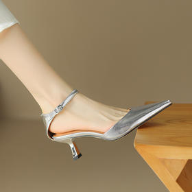 【预售5天】纯色优雅，尖头中空高跟凉鞋HB&Z38