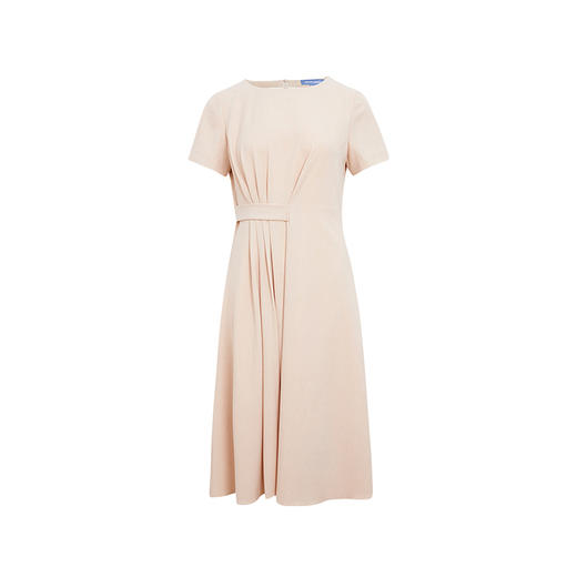 皮尔卡丹女装新款通勤时尚淑女修身双色夏季连衣裙C42DS11
 商品图4