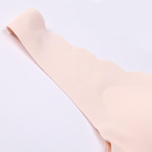 都市丽人Vbra内衣花瓣领口内衣女泳布文胸无尺码3/4杯薄款无钢圈无排扣LB466K 商品图7