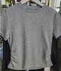 【现货】Lilymoon24夏新款短款装饰线小圆领T恤舒适时尚休闲百搭打底 商品缩略图1