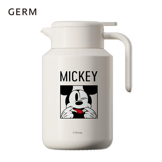 格沵米奇系列保温壶（俏皮款）1600ML白色 商品图0