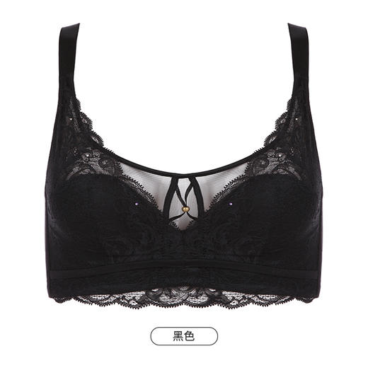 都市丽人舒软挺塑轻塑塑身内衣女蕾丝BC杯适穿3/4杯超薄款速干调整型文胸无钢圈四排扣LJ42B3 商品图10
