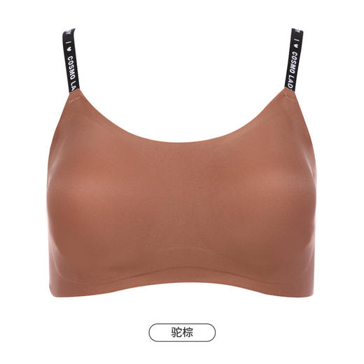 都市丽人Vbra内衣无痕背心内衣女泳布文胸无尺码抹胸薄款无钢圈无排扣LB463K 商品图13