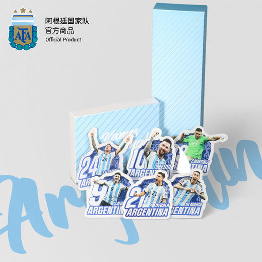 阿根廷国家队官方商品丨阿根廷球员肖像冰箱贴梅西磁铁足球迷周边 商品图2