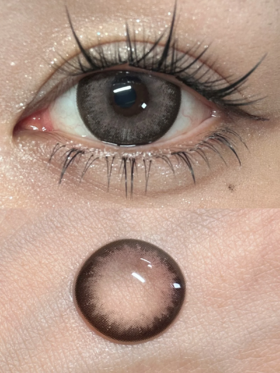 Focusmoon 半年抛 桂皮乌龙/冷泡可可/榛子卷卷 14.5mm 褐/红棕/巧棕 美瞳两片装 复古芭比感