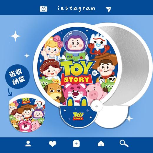 严选 | 自拍反光板折叠扇子随身携带 夏天可爱小扇子便携 商品图7