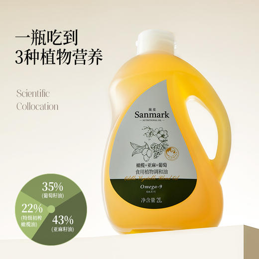 【家庭装营养油】 橄榄调和油2L 商品图4