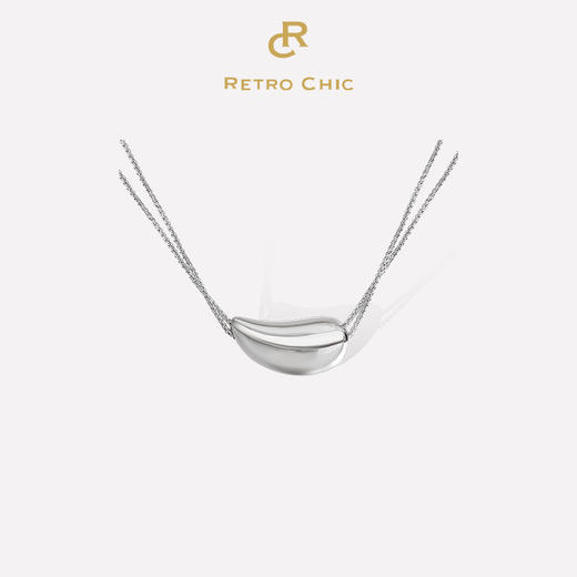 【戚薇&刘孜同款】Retro Chic意大利复古时尚首饰 小水滴项链 商品图0