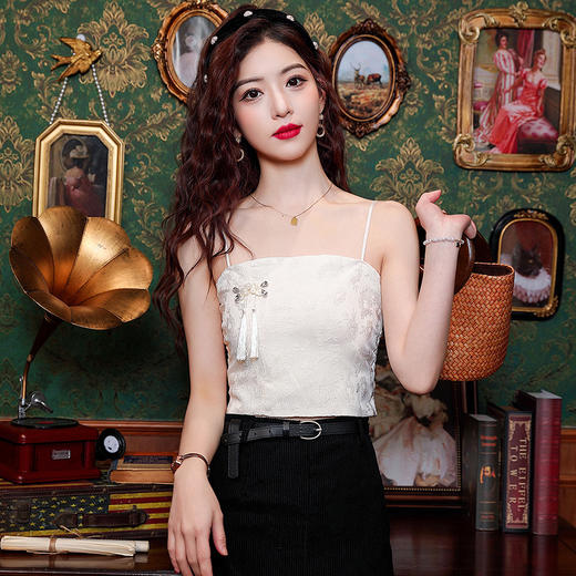 新中式国风小吊带背心GT-320-9399 商品图2