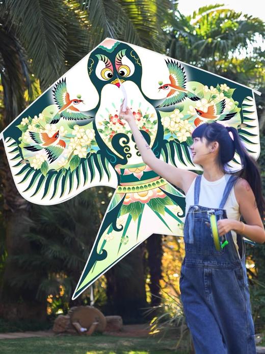 国潮款【轻松放飞 享受风的气息】春健风筝2024新款儿童微风易飞大人专用轮盘沙燕金鱼潍坊风筝 商品图1