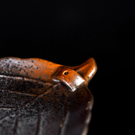 叶子香台创意陶瓷树叶香插线香香座熏香道具香托烛台配件 商品图4