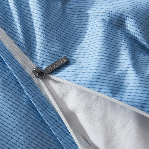 【6F】富安娜床单四件\卡罗风情，蓝 商品图5