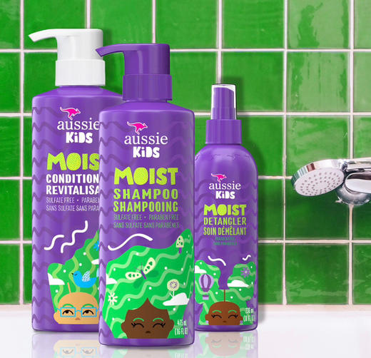 限时特价美国直邮特价298元/3瓶装❤️aussie袋鼠儿童洗发水475ml➕护发素475ml➕长发柔顺喷雾236ml，热带雨林系列水果风味！ 商品图8