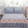 家居-床裙式床罩全棉荷叶边保护防尘防滑式床单 商品缩略图2