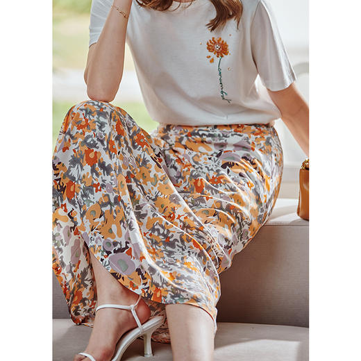 欧芮儿2020夏装 高腰显瘦半身裙女 商品图3