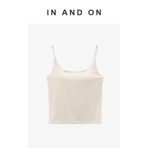 IN AND ON 2024新款 肆意 可调节带胸垫吊带背心 54225 商品图2