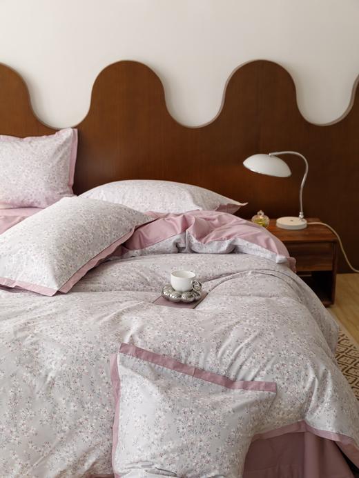 利路米家纺24年春夏新款精梳棉印花四件套曼盈 商品图1