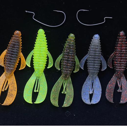 【驯鱼高手】德州障碍虾 3寸  沉水德州虾 黑坑鲈鱼鳜鱼 德州钓组 商品图0