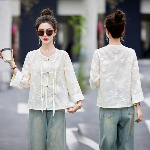 清新优雅，轻薄休闲防晒衣HR-YQH2523 商品图3