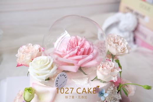 1027CAKE | 鲜花玻璃球 翻糖蝴蝶结（鲜花随机） 商品图2