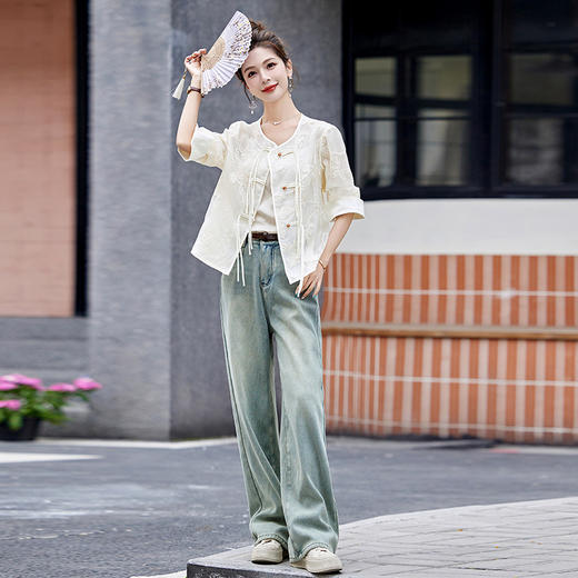 清新优雅，轻薄休闲防晒衣HR-YQH2523 商品图4