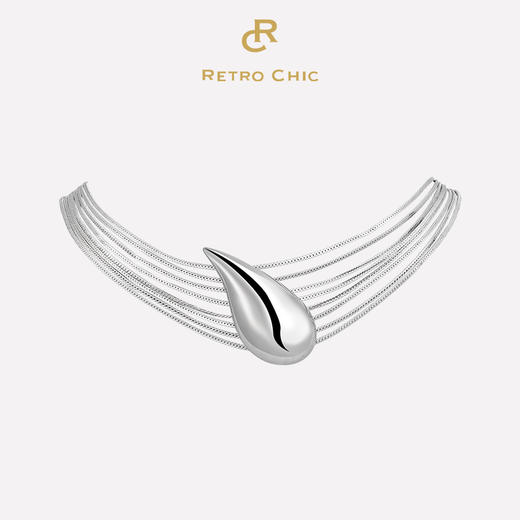 Drop水滴系列 |银色水滴项链 商品图0