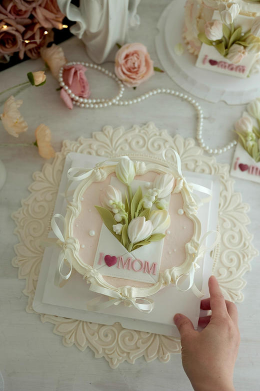 郁见美好（翻糖郁金香，下面字可以换） 商品图2