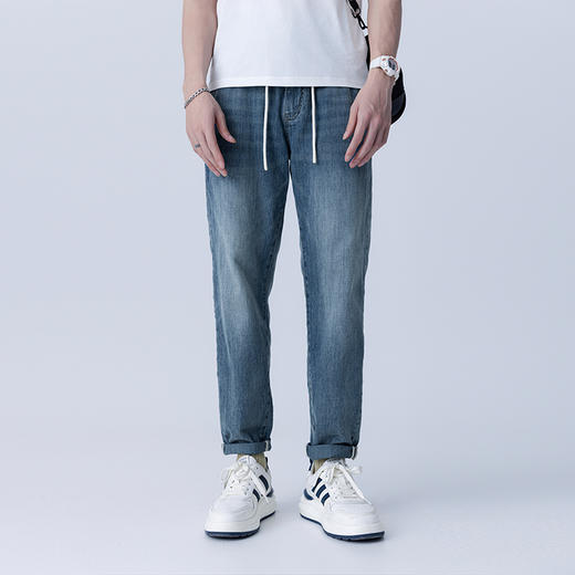 【新品上新】HX 夏季直筒牛仔长裤S201422139101 商品图0