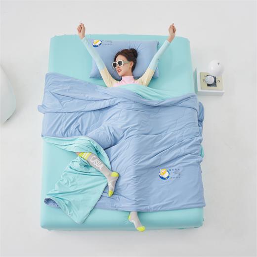 自然醒A类解放鸭力凉感蚕丝夏被凉感纱夏凉被抑菌空调被夏季薄款蚕丝被子可机洗LFS 商品图3