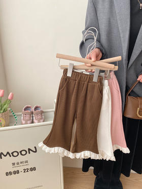 【洋气好搭配！】女童打底裤春秋款小儿童洋气百搭长裤女宝宝春季外穿时髦喇叭裤子