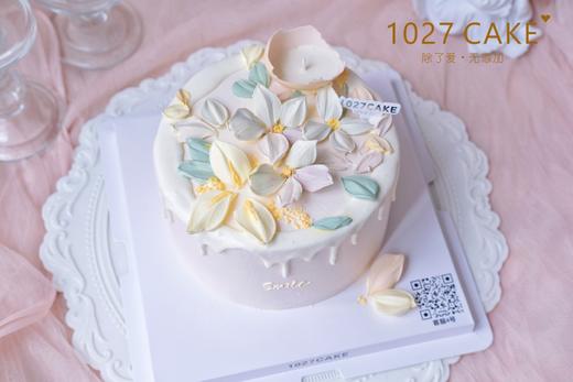 1027CAKE |  韩式  刮刀花（蛋壳为装饰品，不是蜡烛哟~） 商品图1