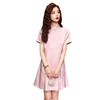 AHM-6520新中式重工提花粉色连衣裙夏季新款气质优雅甜美减龄旗袍裙 商品缩略图4