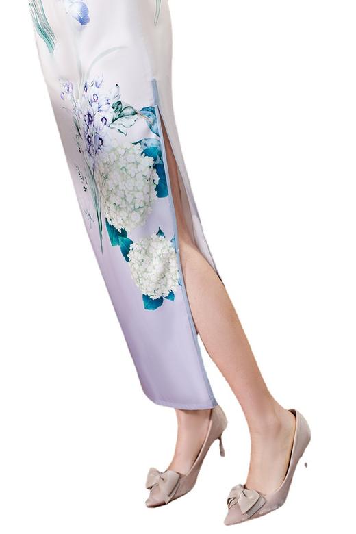 复古新中式改良旗袍气质名媛简约修身YM8058 商品图4