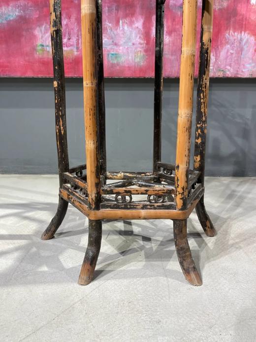 竹制六方灯笼型水盆架，顺丰包邮 商品图4