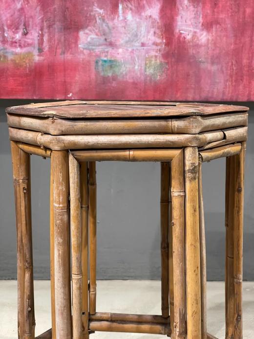 竹制六方高几，顺丰包邮 商品图3