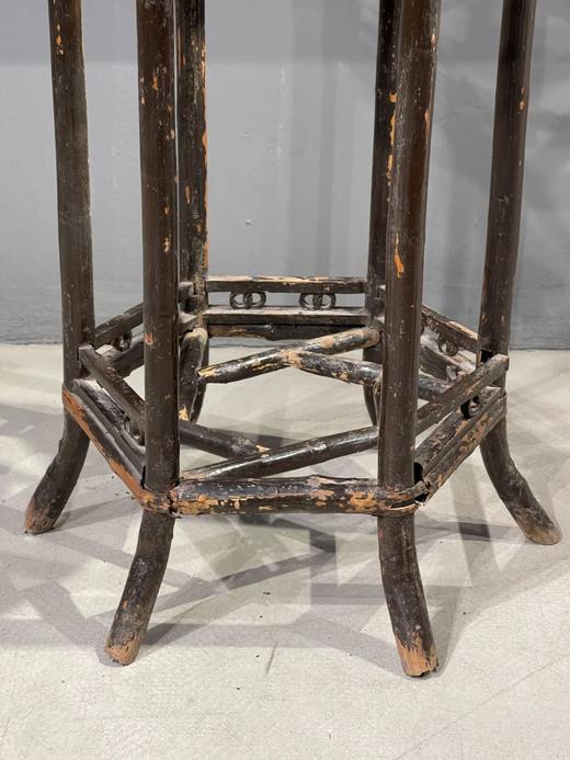 竹制六方灯笼型水盆架，顺丰包邮 商品图7