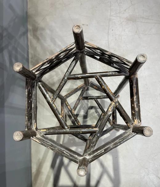 竹制六方灯笼型水盆架，顺丰包邮 商品图6