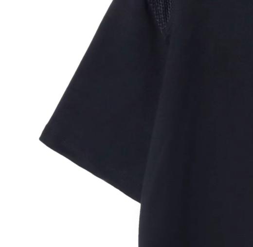 T760夏季时尚拼接潮流polo衫时尚新款纯色男士短袖休闲百搭简约上衣 商品图3