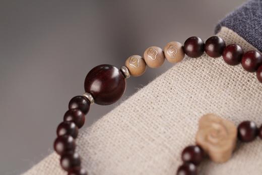 XYZT0064°印度小叶紫檀手串·0.6*108 商品图2