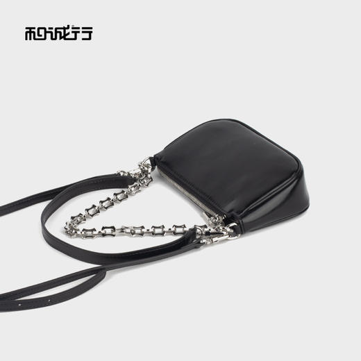 和诚行 2024新款时尚链条真皮单肩斜挎包女通勤百搭腋下包4420100 商品图2