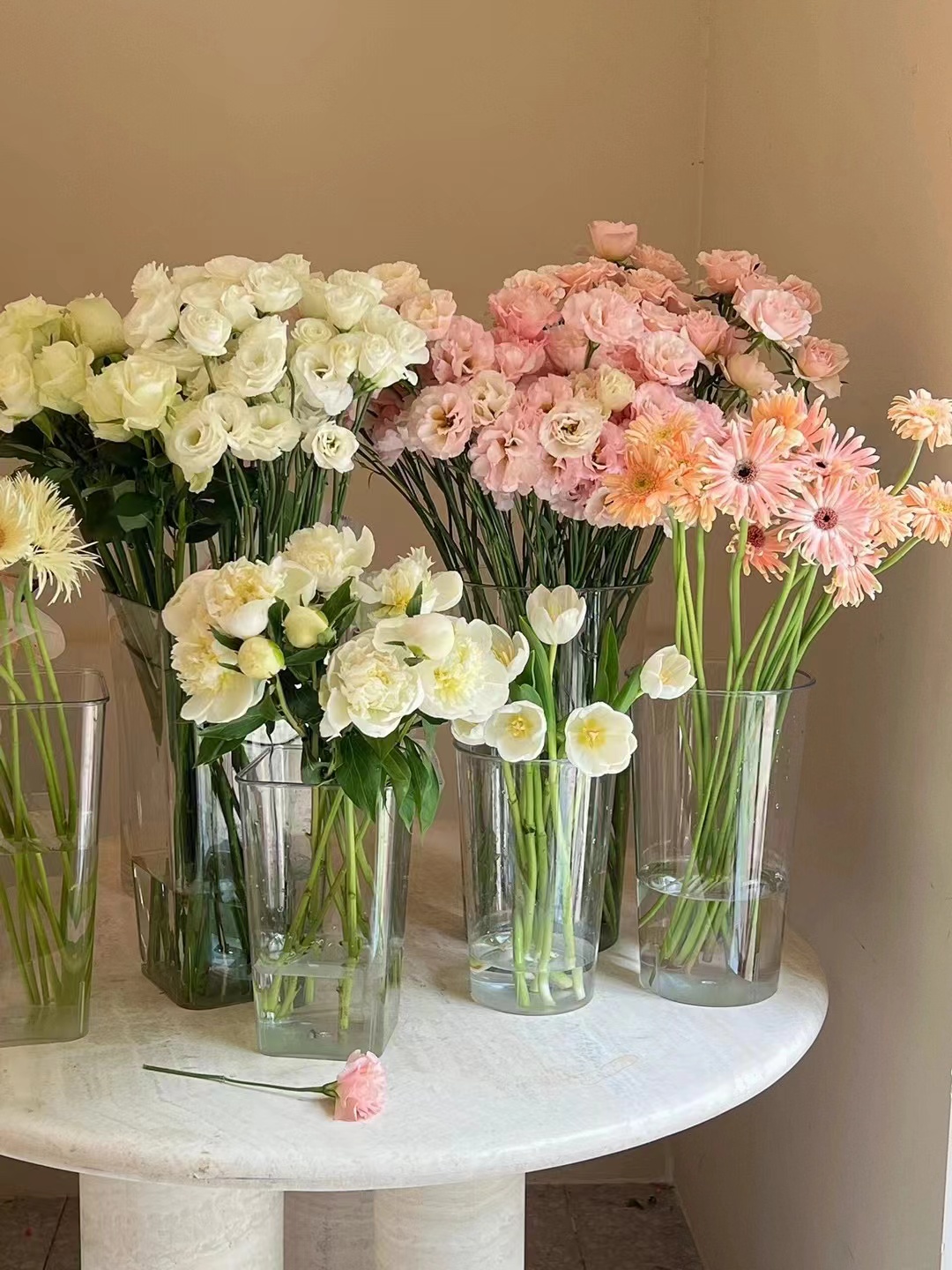 【亚克力透明养花桶】透明养花桶/圆桶/方桶