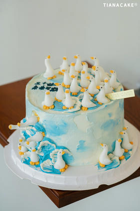 【翻糖定制】三十“鹅”立