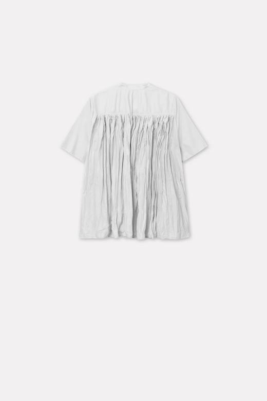 Mark Kenly Domino Tan  浅银灰/卡其色BAYA百褶短袖衬衫 商品图12