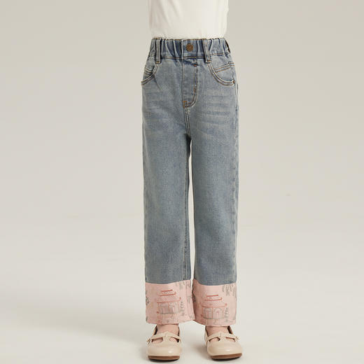 【国风洋气古典风两件套】2024春季新款儿童洋气衬衫国风马甲女童新中式刺绣马甲外套两件套 商品图9