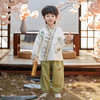 【竹林清风兄妹套装】汉服男童春秋款洋气儒雅国学服套装古风宝宝春季唐装演出服两件套 商品缩略图3