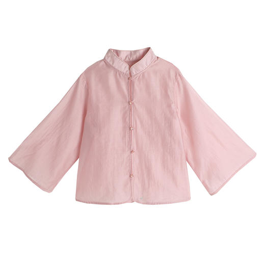 【国风洋气古典风两件套】2024春季新款儿童洋气衬衫国风马甲女童新中式刺绣马甲外套两件套 商品图8