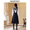 MAXRIENY复古A字公主裙秋季华夫格伞摆背带短裙(货号:MC87SK533) 商品缩略图2
