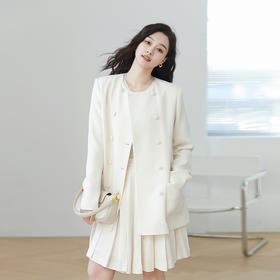 火桐hooton 重磅醋酸百褶半裙YT1091