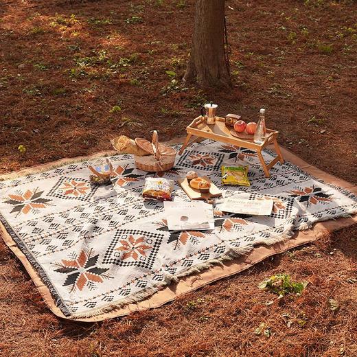 野餐垫防潮垫加厚波西米亚地垫帐篷户外露营毯子野餐垫blanket 商品图2